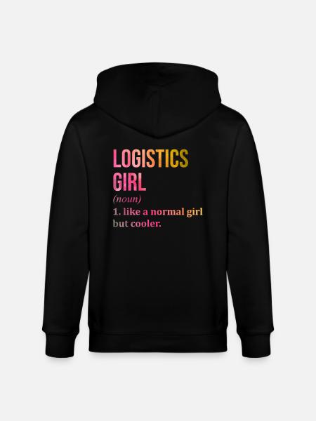 Logistics Logistics Logistics - Stanley/Stella CULTIVATOR Unisex Organic Hooded Jacket - black