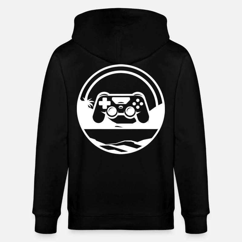Graphismes de jeux vidéo - Veste à capuche bio CULTIVATOR Stanley/Stella Unisexe - noir