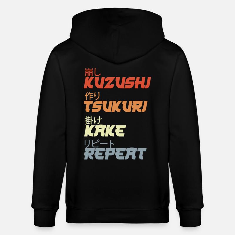 Techniques de projection de judo - Veste à capuche bio CULTIVATOR Stanley/Stella Unisexe - noir