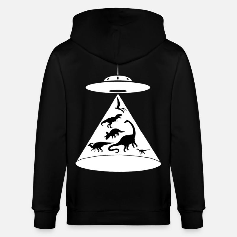 Rettung der Dinosaurier - Stanley/Stella Unisex Bio-Kapuzenjacke CULTIVATOR  - Schwarz