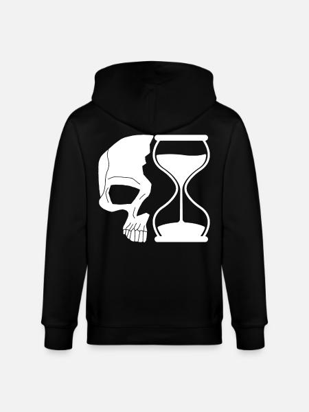 Death and time - Stanley/Stella CULTIVATOR  Unisex Organic Hooded Jacket - black