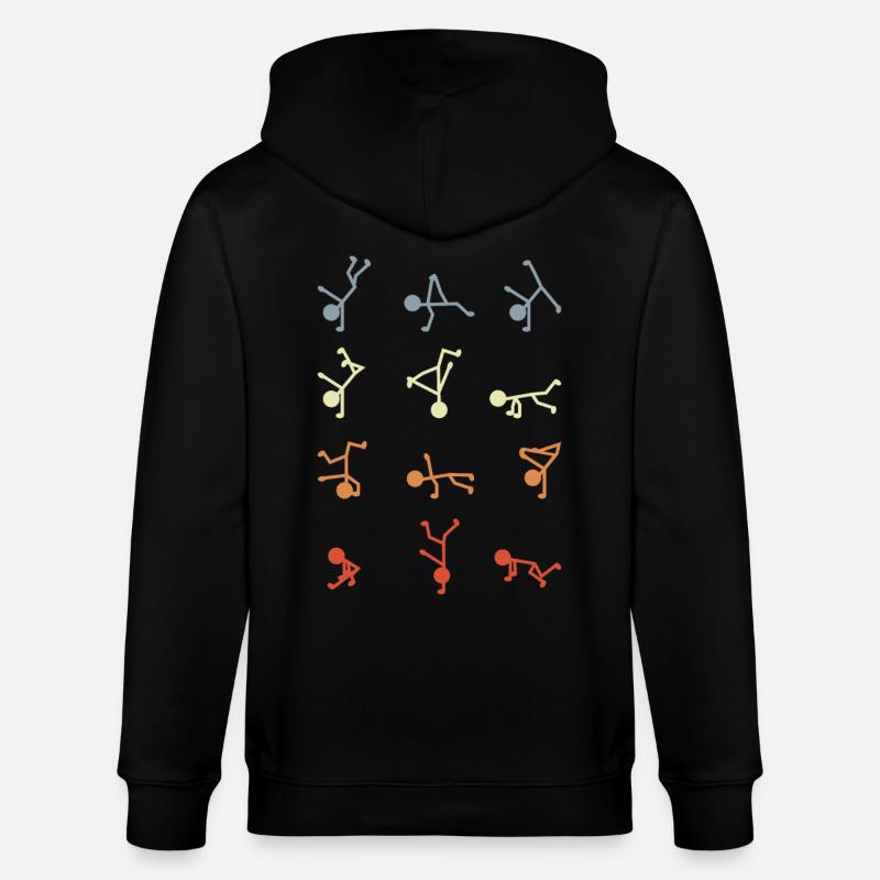 Figurines bâton breakdancer - Veste à capuche bio CULTIVATOR Stanley/Stella Unisexe - noir