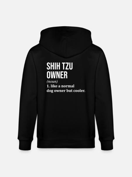 Shih Tzu Shih Tzu Shih Tzu - Stanley/Stella CULTIVATOR Unisex Organic Hooded Jacket - black