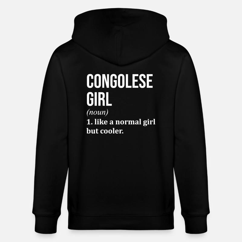 Congo - Veste à capuche bio CULTIVATOR Stanley/Stella Unisexe - noir