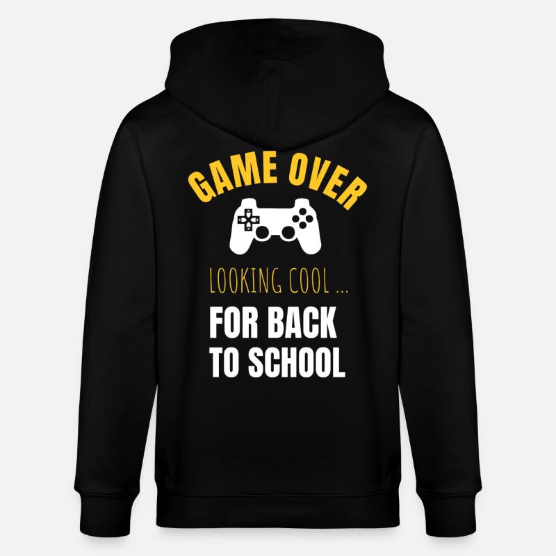 Début de l’école - Veste à capuche bio CULTIVATOR Stanley/Stella Unisexe - noir