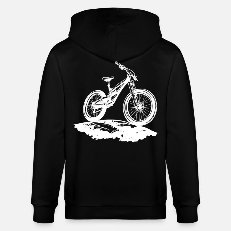 Mountainbiker - Stanley/Stella Unisex Bio-Kapuzenjacke CULTIVATOR - Schwarz
