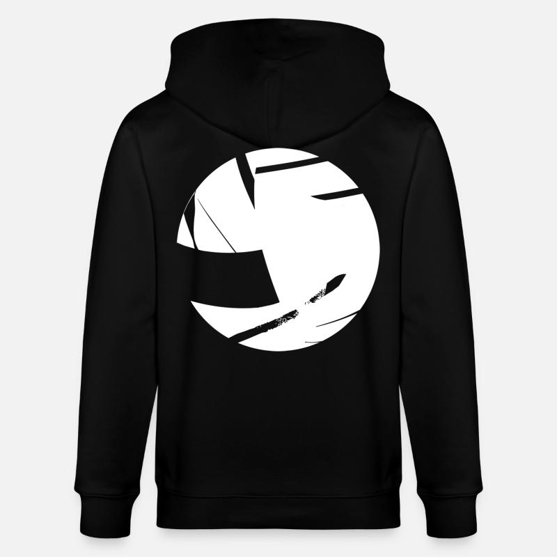 Volleyball Comic Look - Stanley/Stella Unisex Bio-Kapuzenjacke CULTIVATOR - Schwarz