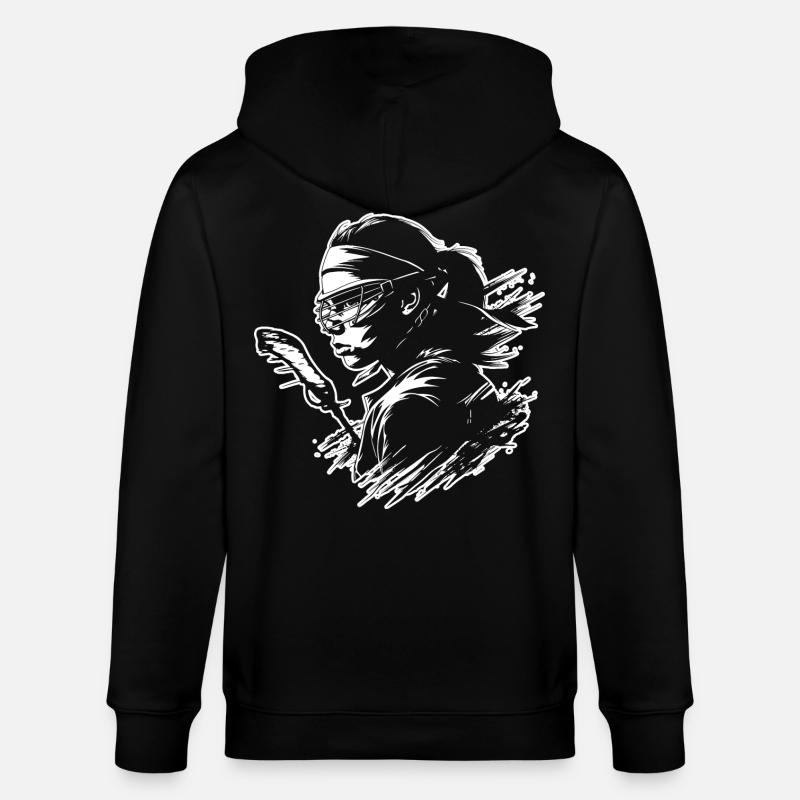 Joueur de crosse - Veste à capuche bio CULTIVATOR Stanley/Stella Unisexe - noir