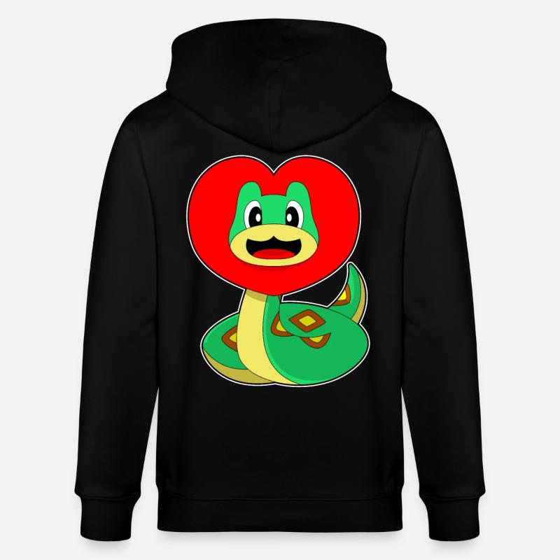 Cœur de serpent - Veste à capuche bio CULTIVATOR Stanley/Stella Unisexe - noir