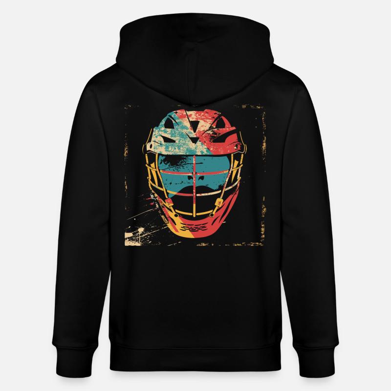 Casque de crosse à l’ancienne - Veste à capuche bio CULTIVATOR Stanley/Stella Unisexe - noir