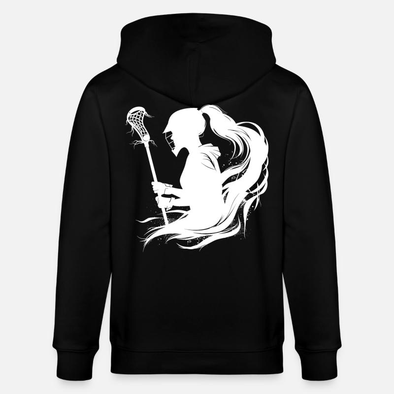 Joueur de crosse - Veste à capuche bio CULTIVATOR Stanley/Stella Unisexe - noir