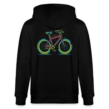 Vélo de route Retrowave - Veste à capuche bio CULTIVATOR Stanley/Stella Unisexe - noir - Dos - Anna (173cm)