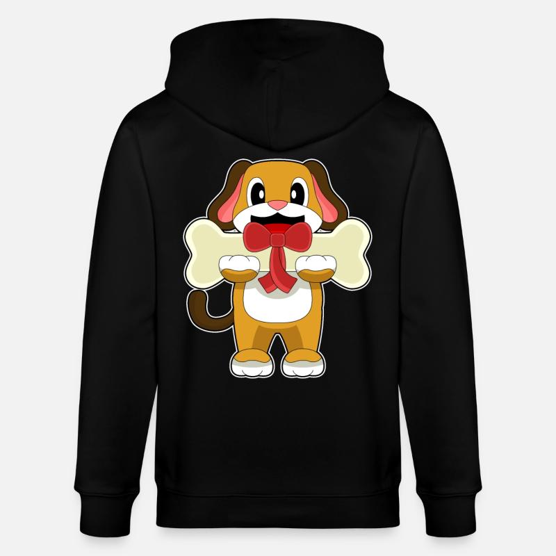 Os de chien - Veste à capuche bio CULTIVATOR Stanley/Stella Unisexe - noir