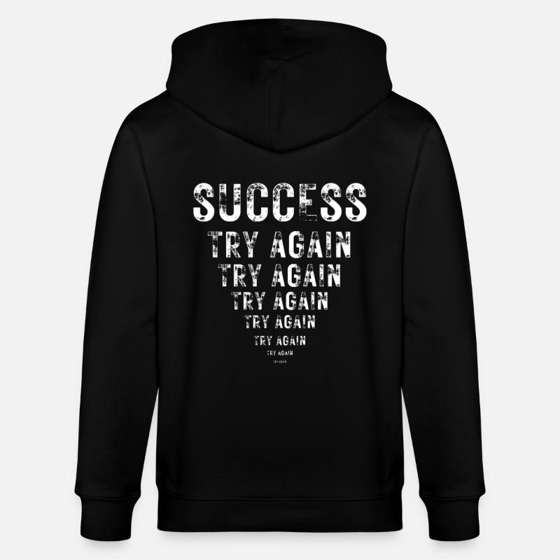 Succès Motivation Persévérance Agitation - Veste à capuche bio CULTIVATOR Stanley/Stella Unisexe - noir