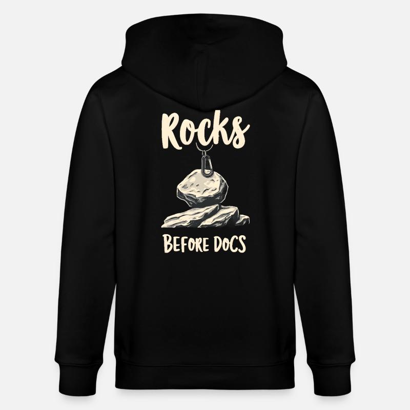 Rocks avant Docs - Veste à capuche bio CULTIVATOR Stanley/Stella Unisexe - noir