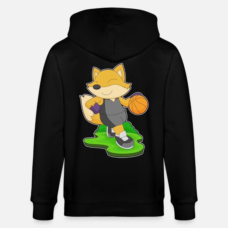Fox Basketteur Basketteur - Veste à capuche bio CULTIVATOR Stanley/Stella Unisexe - noir