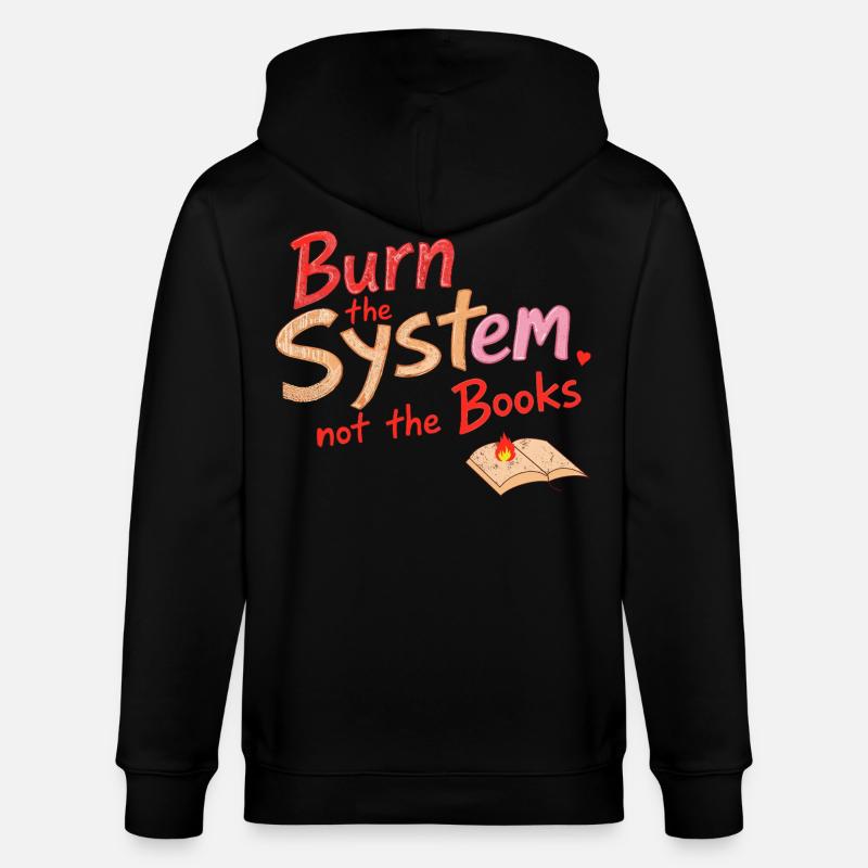 Brûler le système - Veste à capuche bio CULTIVATOR Stanley/Stella Unisexe - noir