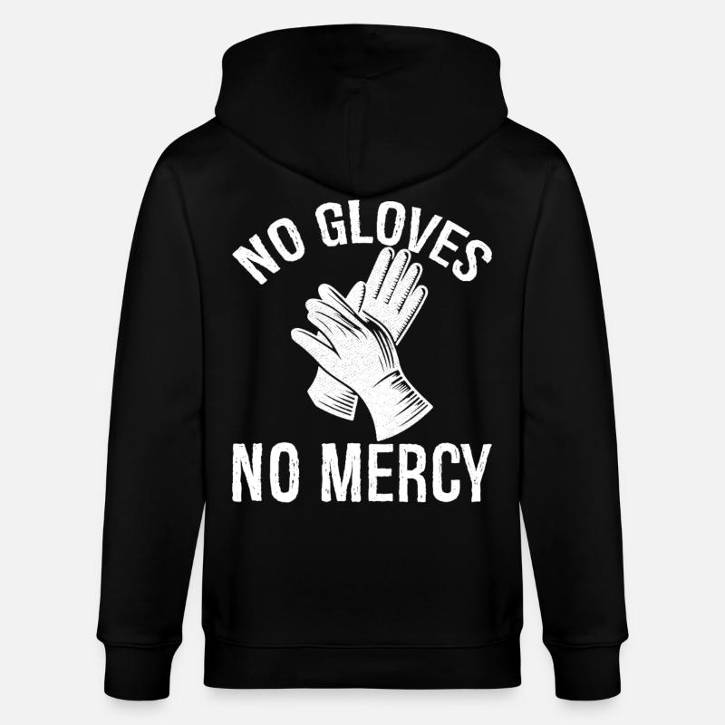 Pas de gants, pas de pitié - Veste à capuche bio CULTIVATOR Stanley/Stella Unisexe - noir