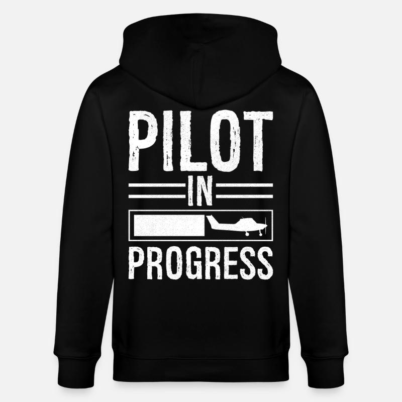 Pilot In progress - Stanley/Stella Unisex Bio-Kapuzenjacke CULTIVATOR  - Schwarz