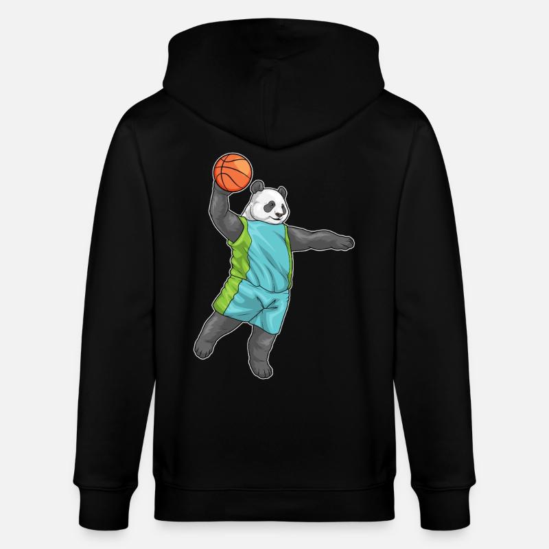 Panda Basketteur Basketteur - Veste à capuche bio CULTIVATOR Stanley/Stella Unisexe - noir