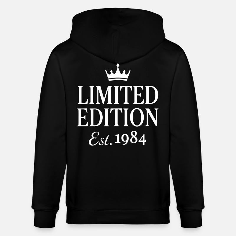 Edition Limitée Est 1984 - Veste à capuche bio CULTIVATOR Stanley/Stella Unisexe - noir