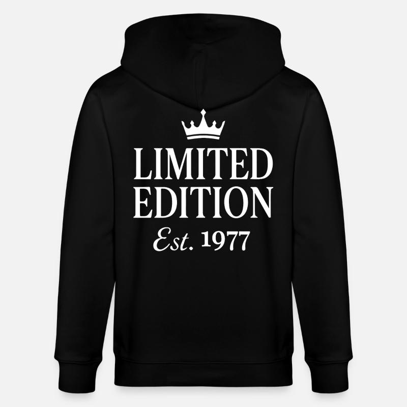 Édition limitée Est. 1977 - Veste à capuche bio CULTIVATOR Stanley/Stella Unisexe - noir