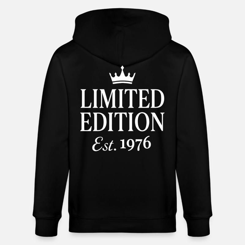 Édition limitée Est. 1976 - Veste à capuche bio CULTIVATOR Stanley/Stella Unisexe - noir