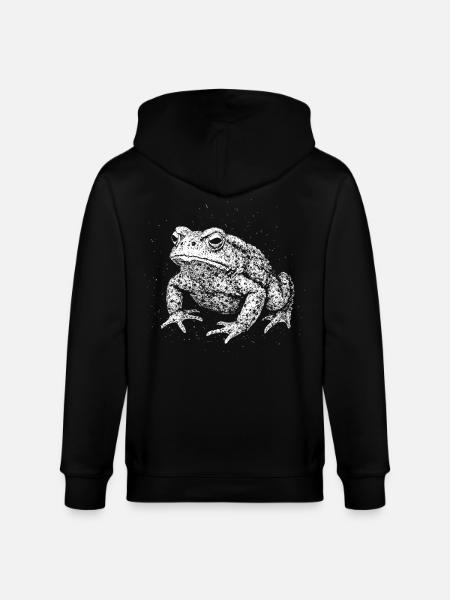 Toad - Stanley/Stella CULTIVATOR Unisex Organic Hooded Jacket - black