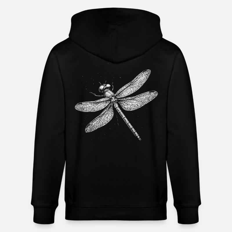 Libelle - Stanley/Stella Unisex Bio-Kapuzenjacke CULTIVATOR  - Schwarz