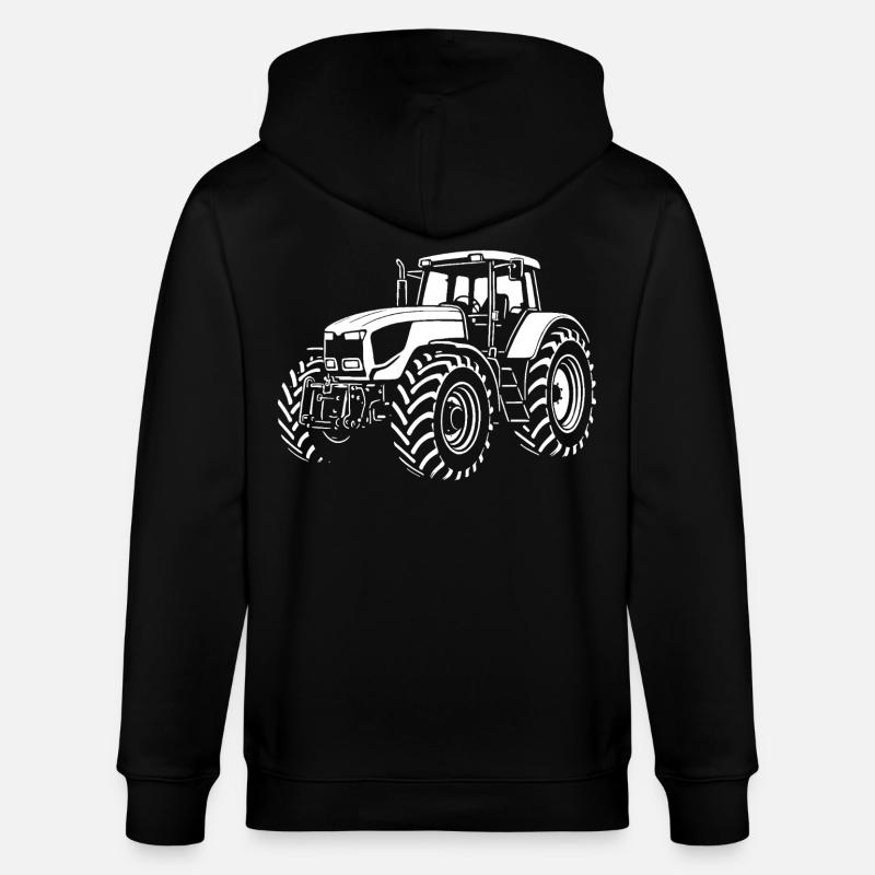 Puissance sur le terrain - Veste à capuche bio CULTIVATOR Stanley/Stella Unisexe - noir