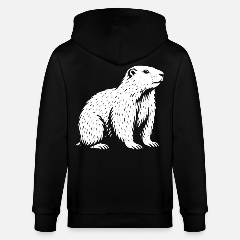 Roi de la Tranquillité Alpine - Veste à capuche bio CULTIVATOR Stanley/Stella Unisexe - noir