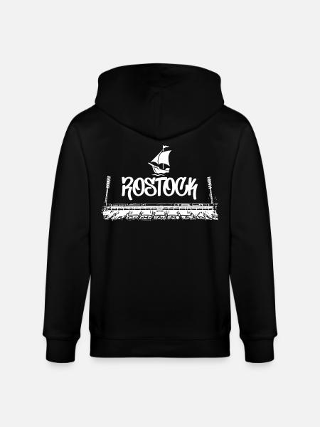 Rostock Forever - Stanley/Stella Unisex Bio-Kapuzenjacke CULTIVATOR  - Schwarz