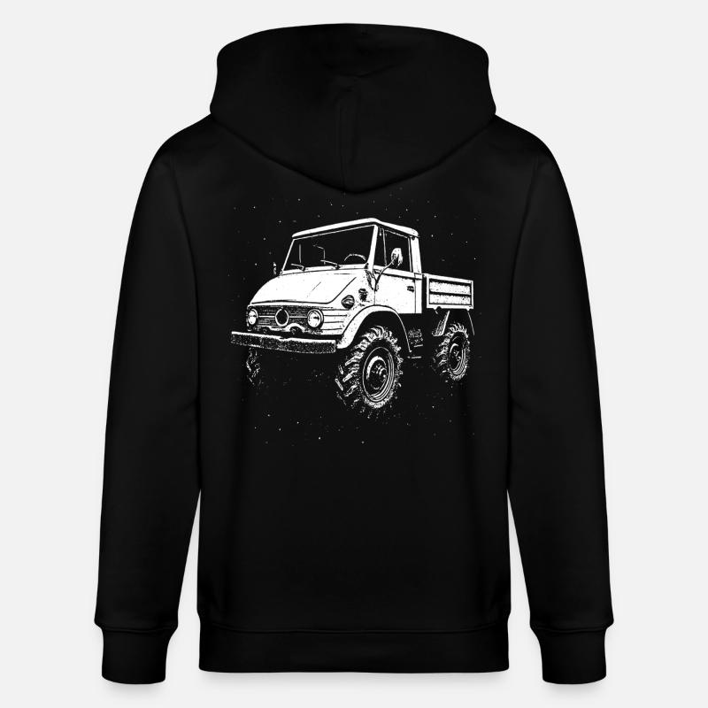 Kraftpaket mit Kultstatus - Stanley/Stella Unisex Bio-Kapuzenjacke CULTIVATOR  - Schwarz