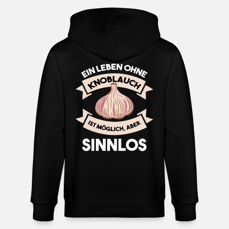 Inutile sans ail - Veste à capuche bio CULTIVATOR Stanley/Stella Unisexe - noir