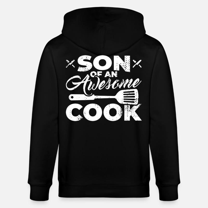 Sohn eines tollen Kochs - Stanley/Stella Unisex Bio-Kapuzenjacke CULTIVATOR - Schwarz