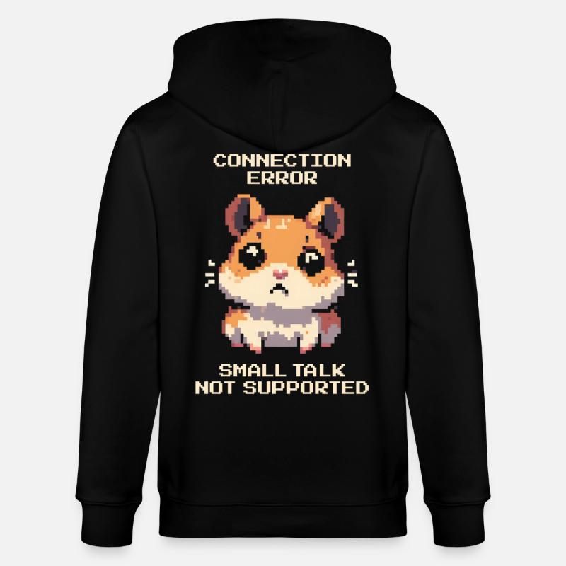 Verbindungsfehler: Smalltalk nicht möglich | Intro - Stanley/Stella Unisex Bio-Kapuzenjacke CULTIVATOR - Schwarz