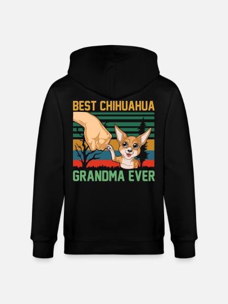 Chihuahua - Veste à capuche bio CULTIVATOR Stanley/Stella Unisexe - noir