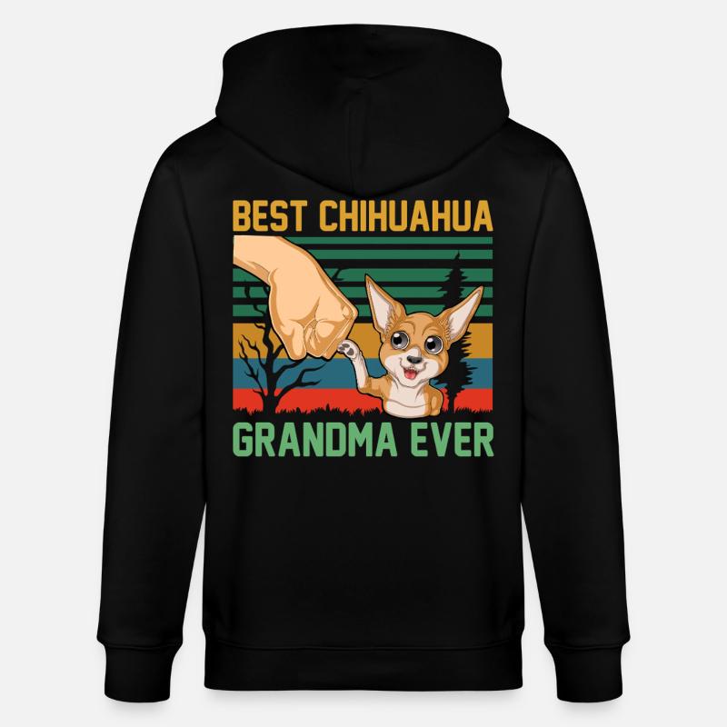 Chihuahua - Veste à capuche bio CULTIVATOR Stanley/Stella Unisexe - noir