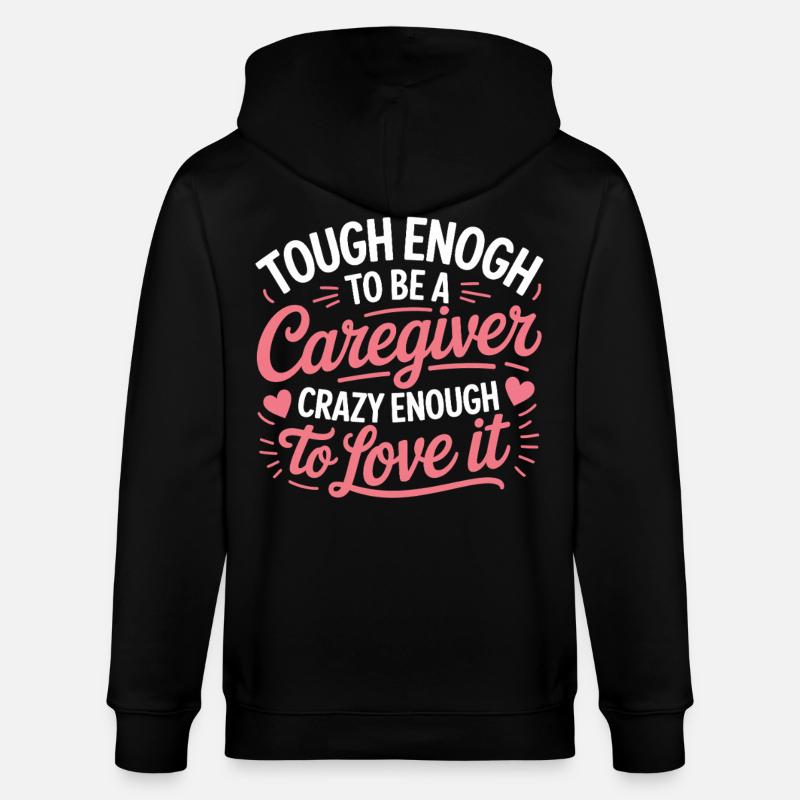 Gardien Pride Script Rose - Veste à capuche bio CULTIVATOR Stanley/Stella Unisexe - noir