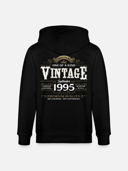 30e anniversaire Millésime septembre 1995 - Veste à capuche bio CULTIVATOR Stanley/Stella Unisexe - noir