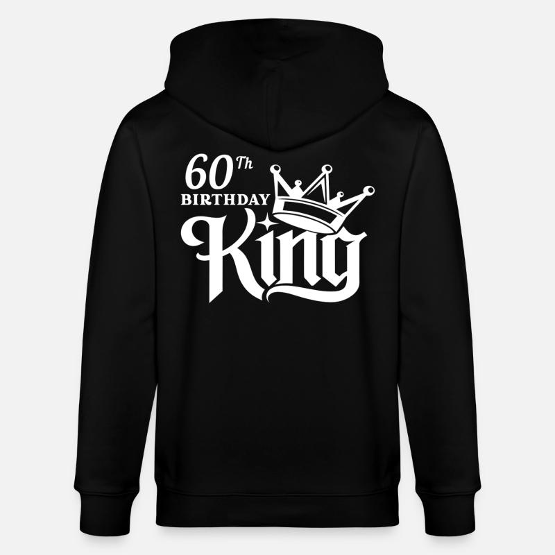Roi du 60e anniversaire - Veste à capuche bio CULTIVATOR Stanley/Stella Unisexe - noir