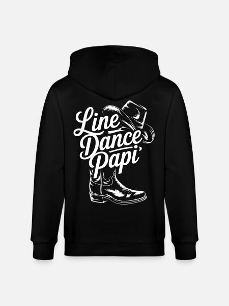 Design Country Country Line Dance Papi - Veste à capuche bio CULTIVATOR Stanley/Stella Unisexe - noir