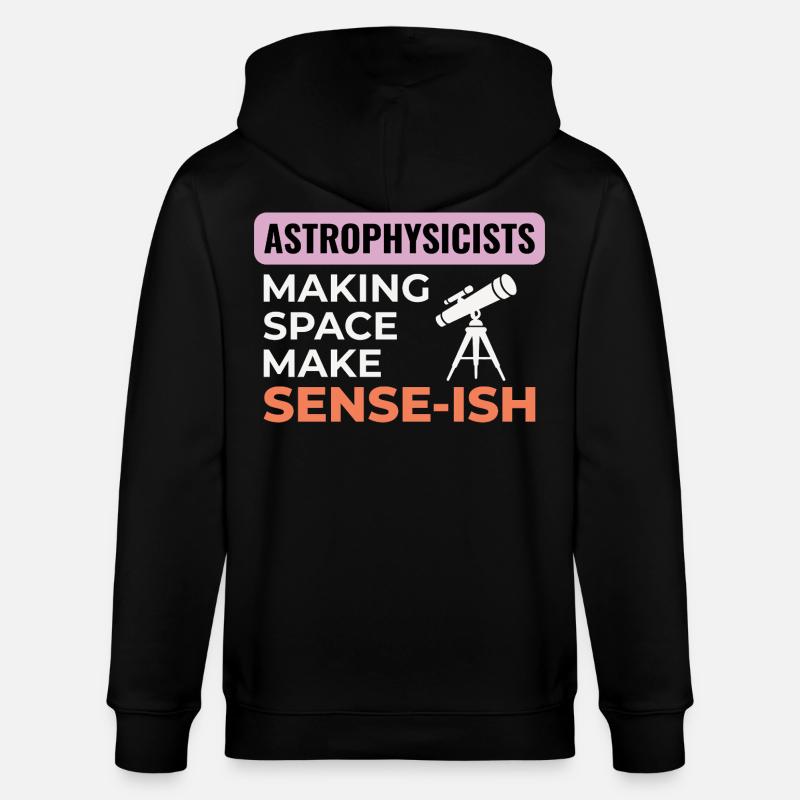 Science de l’espace Humour Design - Veste à capuche bio CULTIVATOR Stanley/Stella Unisexe - noir