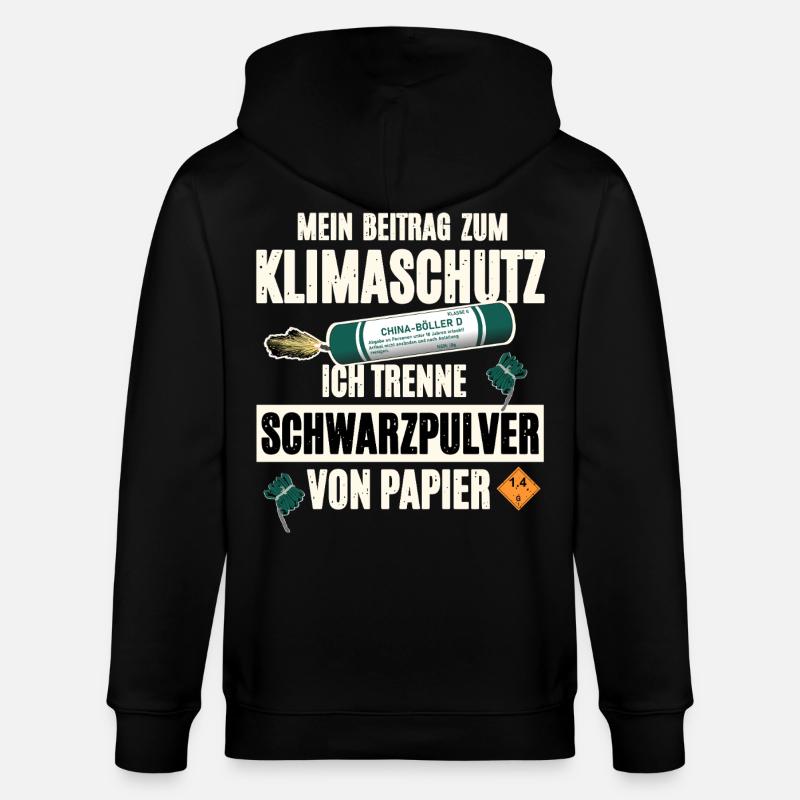 Pyrotechniker Pyro - Stanley/Stella Unisex Bio-Kapuzenjacke CULTIVATOR  - Schwarz