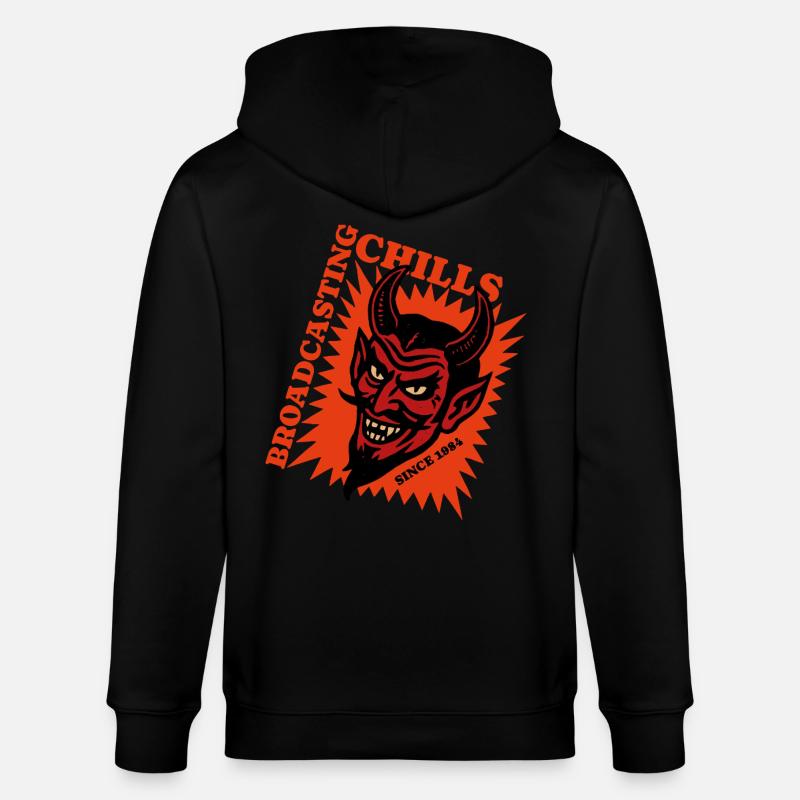 Broadcasting Chills - Devil - Teufel - Stanley/Stella Unisex Bio-Kapuzenjacke CULTIVATOR - Schwarz