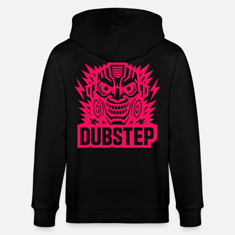 Masque de puissance Dubstep - Veste à capuche bio CULTIVATOR Stanley/Stella Unisexe - noir
