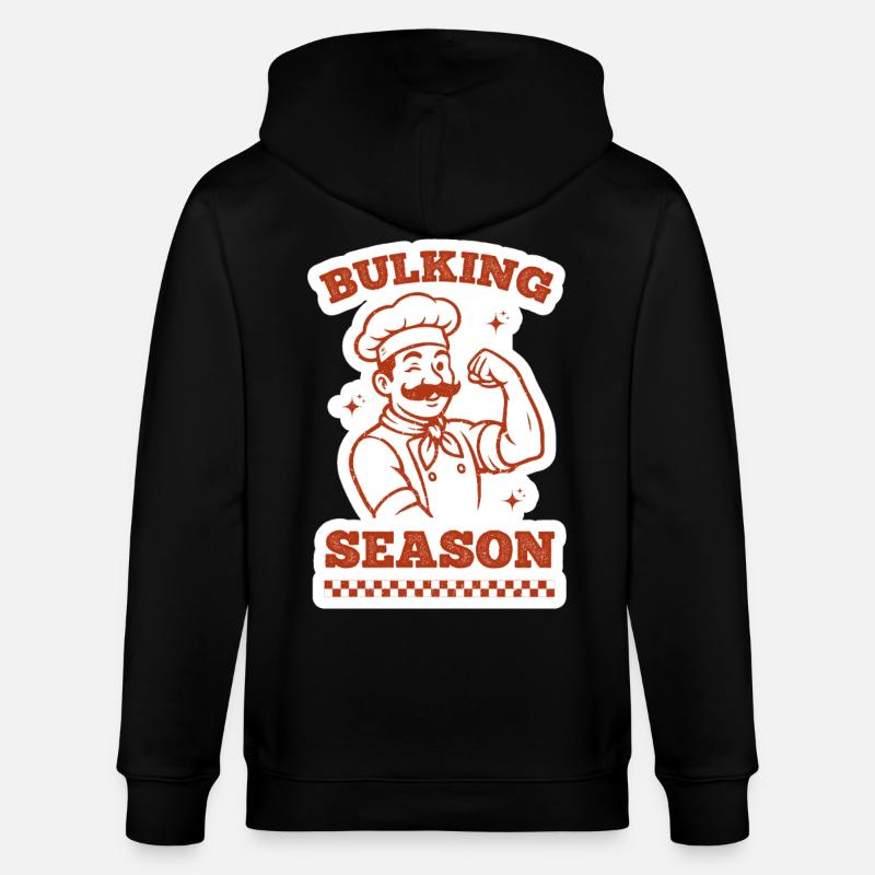 Saison de prise de masse - Veste à capuche bio CULTIVATOR Stanley/Stella Unisexe - noir