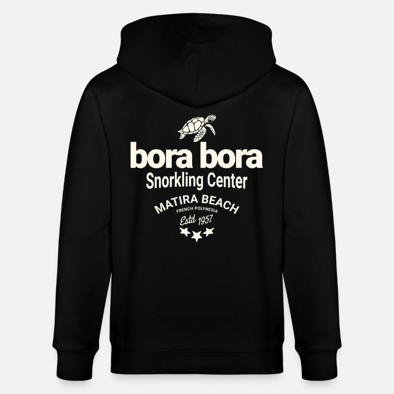 Bora Bora Tauchen - Stanley/Stella Unisex Bio-Kapuzenjacke CULTIVATOR  - Schwarz