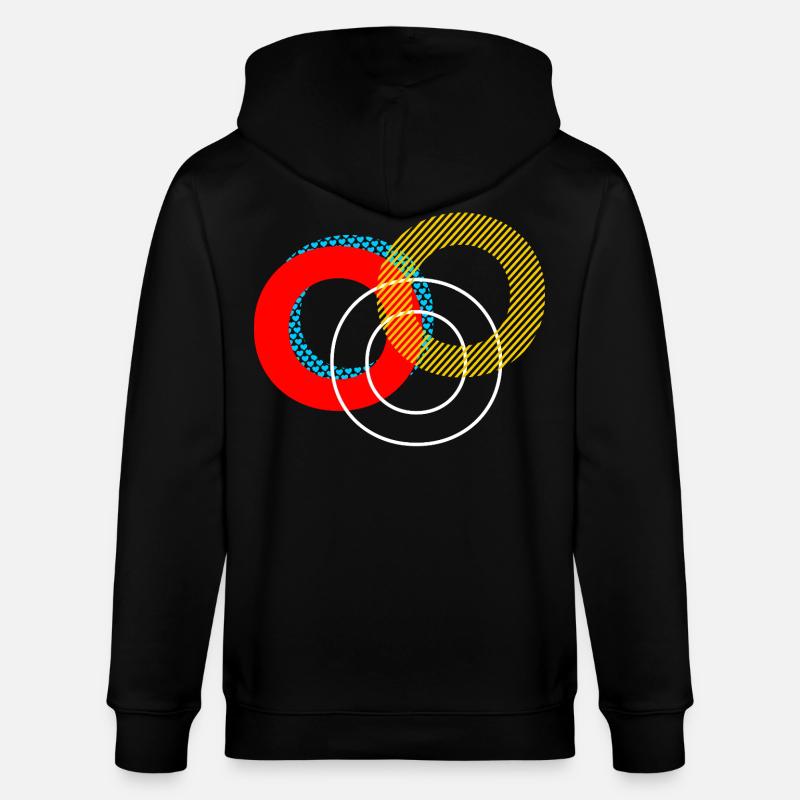 o Conception de lettrage - Veste à capuche bio CULTIVATOR Stanley/Stella Unisexe - noir