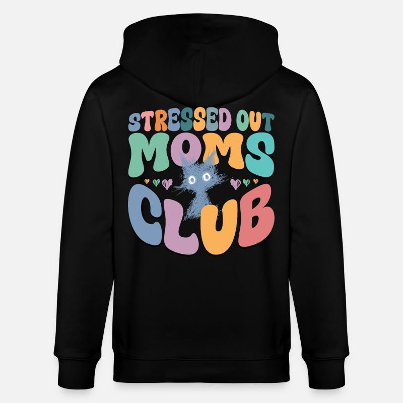 T-shirt graphique Mom Life - Veste à capuche bio CULTIVATOR Stanley/Stella Unisexe - noir